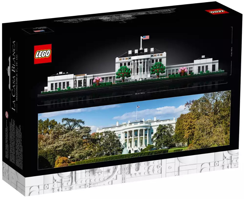 Box Rückansicht: LEGO Architecture 21054 White House