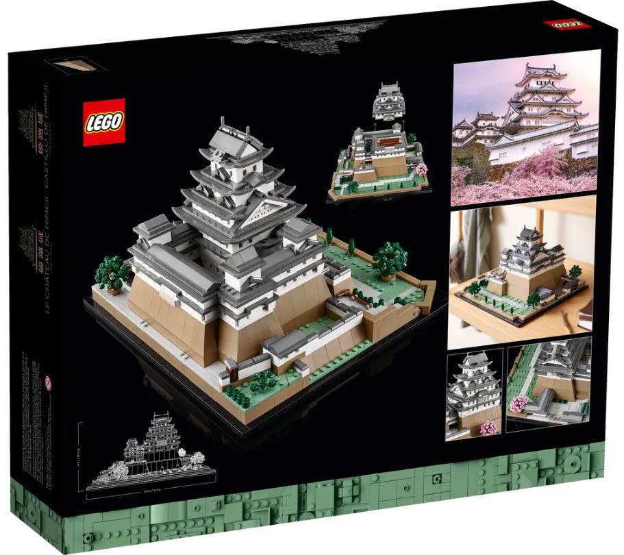 Box Rückseite: LEGO Architecture 21060 Burg Himeji