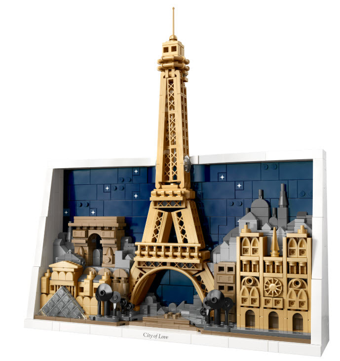 Inhalt: LEGO Architecture 21064 Paris – Stadt der Liebe