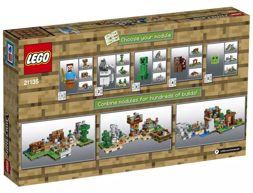 LEGO Minecraft 21135 Die Crafting-Box 2.0, Box Rückansicht