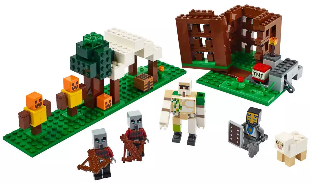 Inhalt: LEGO Minecraft 21159 Der Plünderer-Außenposten