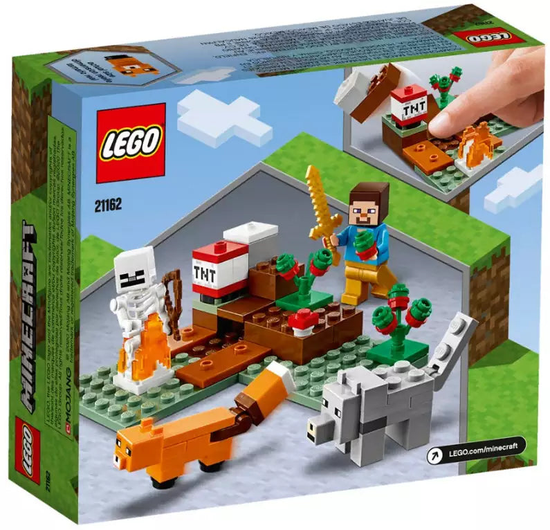 Box Rückansicht: LEGO Minecraft 21160 Der Illager-Überfall
