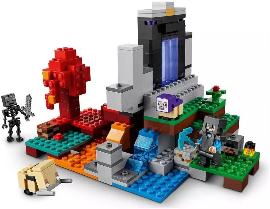 Inhalt: LEGO Minecraft 21172 Das zerstörte Portal