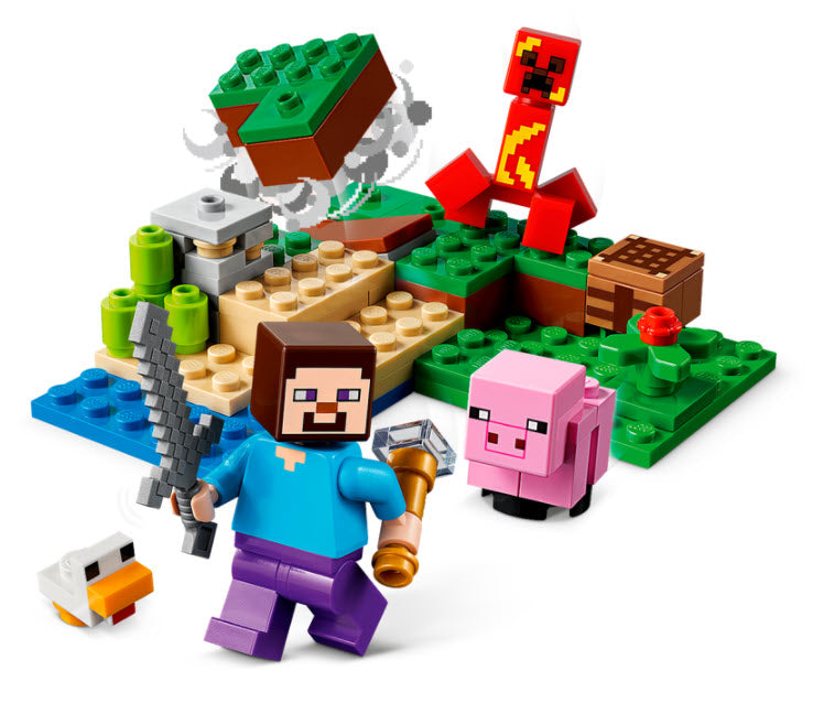 Minifiguren: LEGO Minecraft 21177 Der Hinterhalt des Creeper