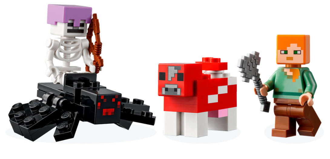 Minifiguren: LEGO Minecraft 21179 Das Pilzhaus