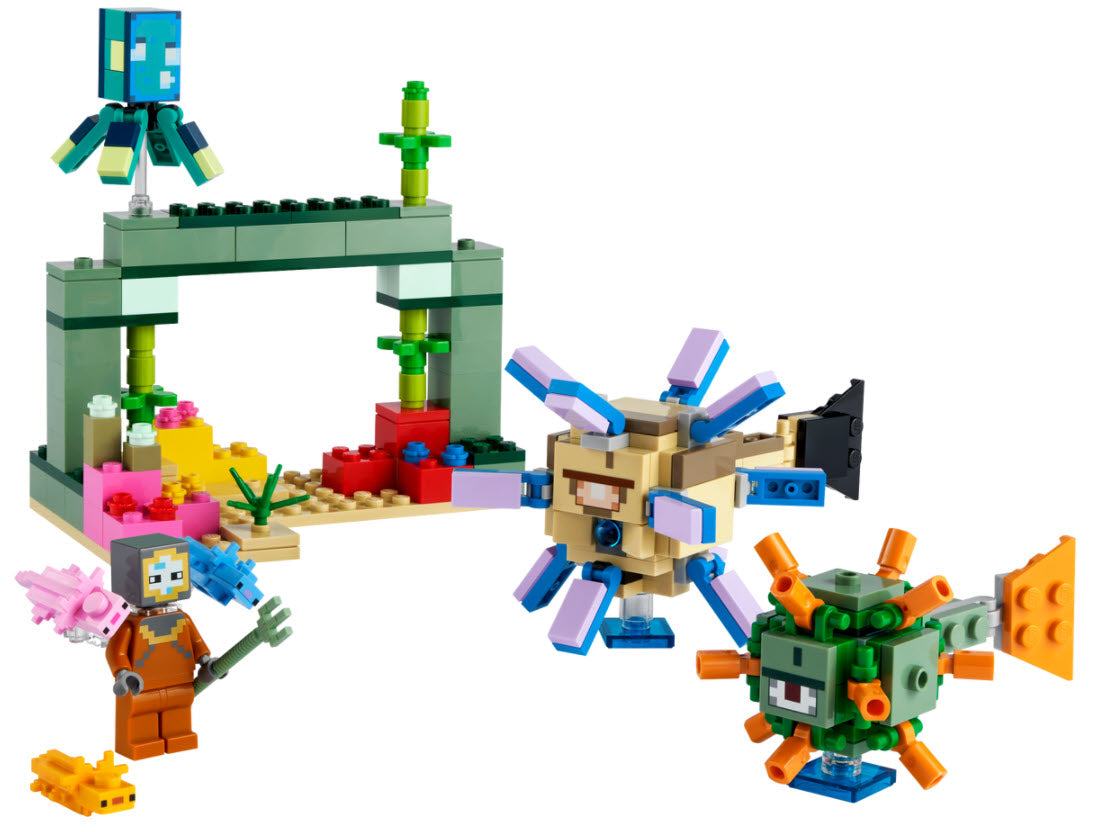 Inhalt: LEGO Minecraft 21180 Das Wächterduell