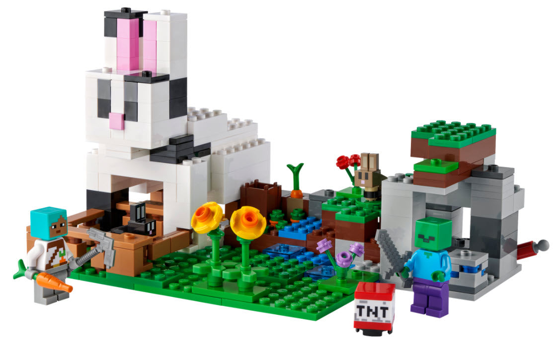 Inhalt: LEGO Minecraft 21181 Die Kaninchenranch
