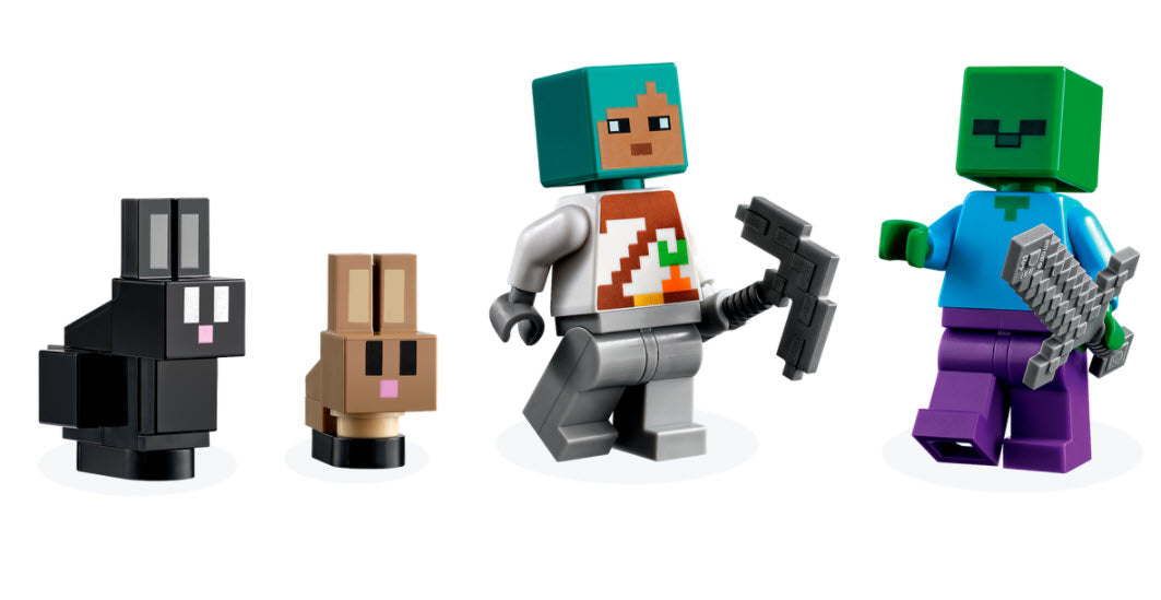Minifiguren: LEGO Minecraft 21181 Die Kaninchenranch