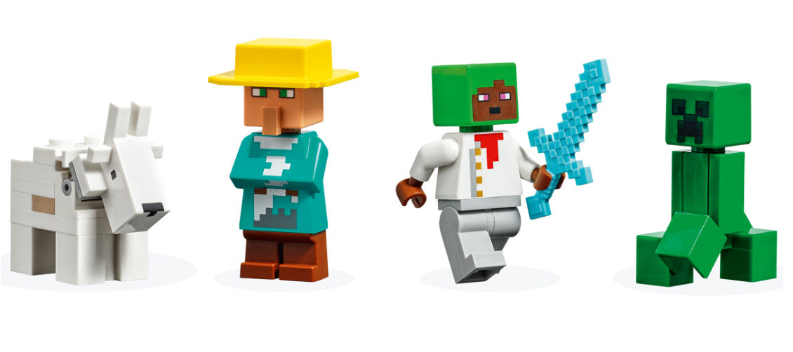 Minifiguren: LEGO Minecraft 21184 Die Bäckerei
