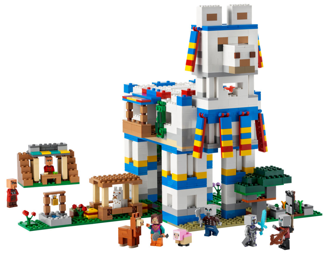 Inhalt: LEGO Minecraft 21188 Das Lamadorf