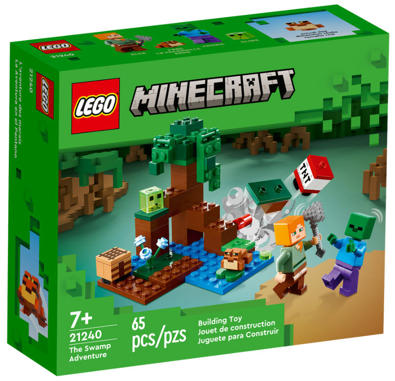 LEGO Minecraft 21240 Das Sumpfabenteuer
