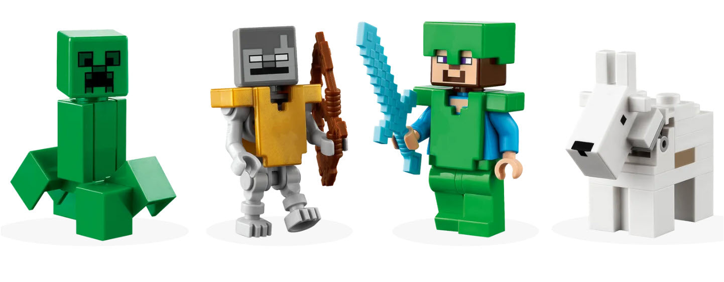 Minifiguren: LEGO Minecraft 21243 Die Vereisten Gipfel