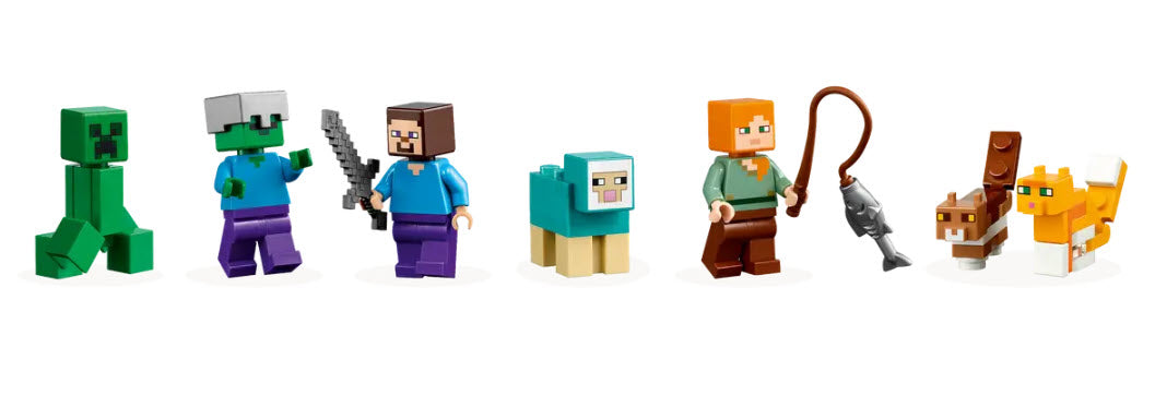 Minifiguren: LEGO Minecraft 21249 Die Crafting-Box 4.0