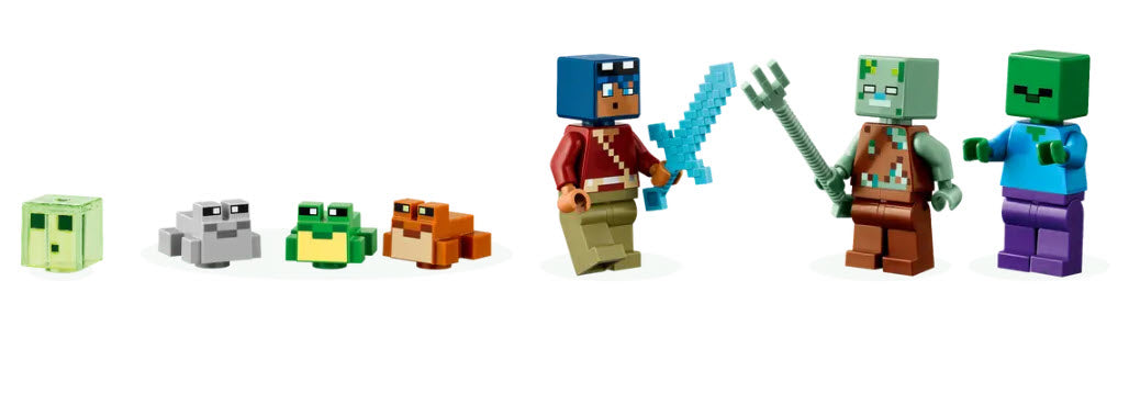 Minifiguren: LEGO Minecraft 21256 Das Froschhaus