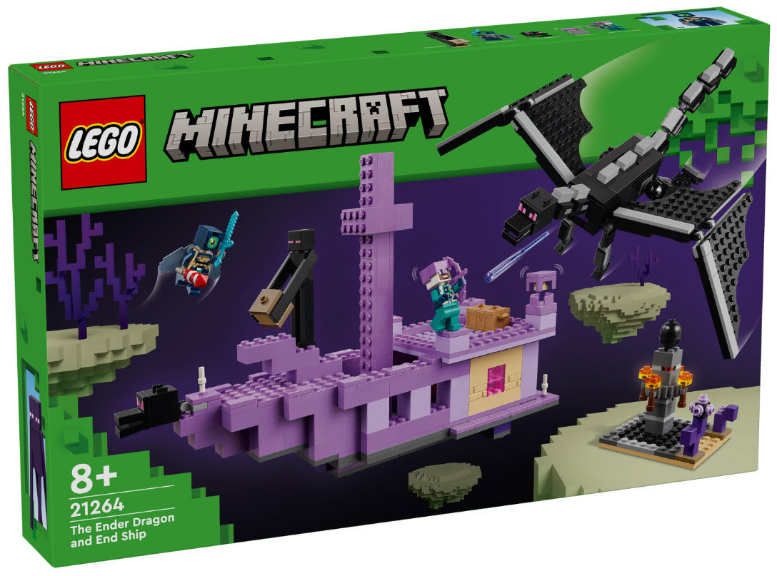 LEGO Minecraft 21264 Der Enderdrache und das Endschiff