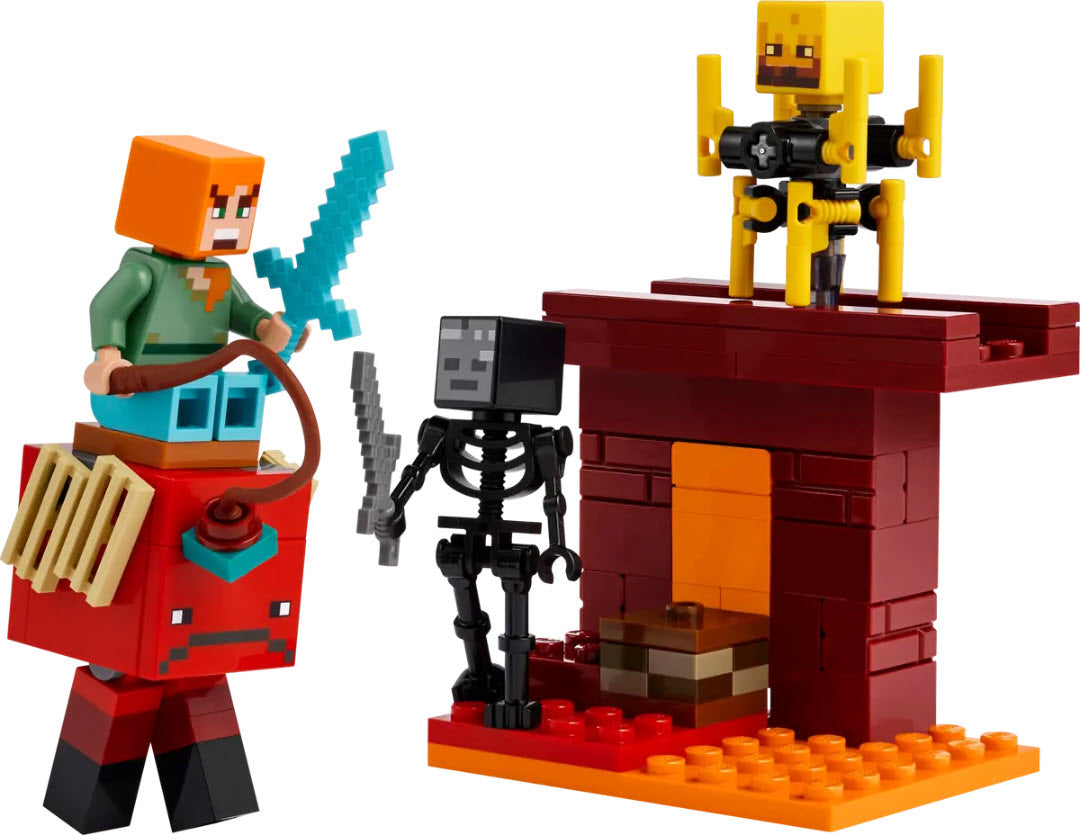 Inhalt: LEGO Minecraft 21266 Das Lava-Duell im Nether