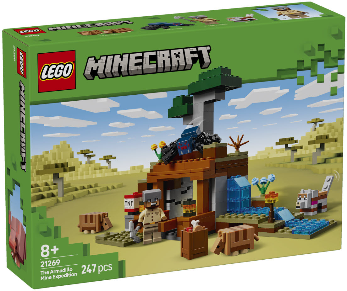 LEGO Minecraft 21269 Die Expedition zur Gürteltiermine