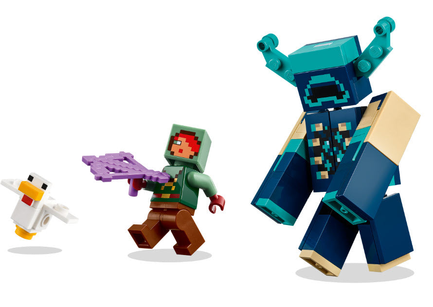 Minifiguren: LEGO Minecraft 21274 Begegnung mit dem Wächter