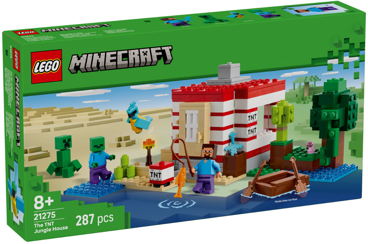 LEGO Minecraft 21275 Das TNT-Dschungelhaus