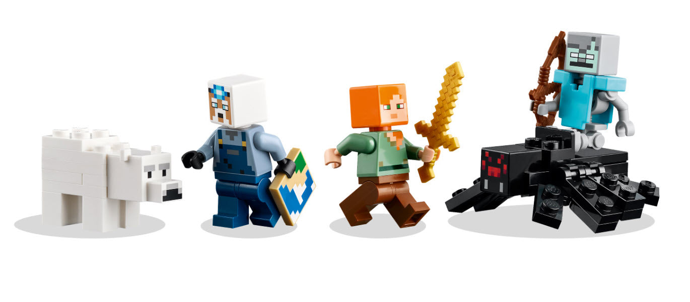 Minifiguren: LEGO Minecraft 21277 Die Spitzhackenmine