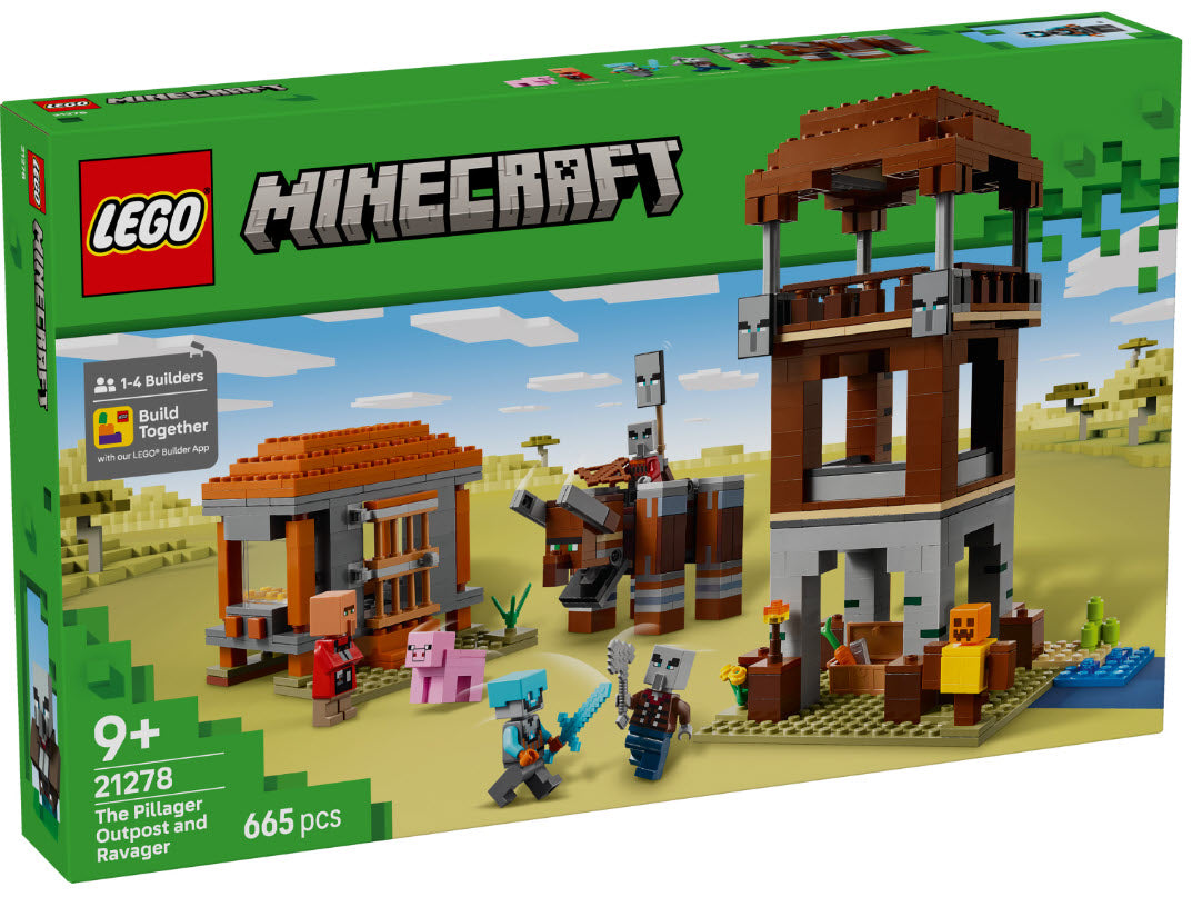 LEGO Minecraft 21278 Ein Verwüster am Plünderer-Außenposten