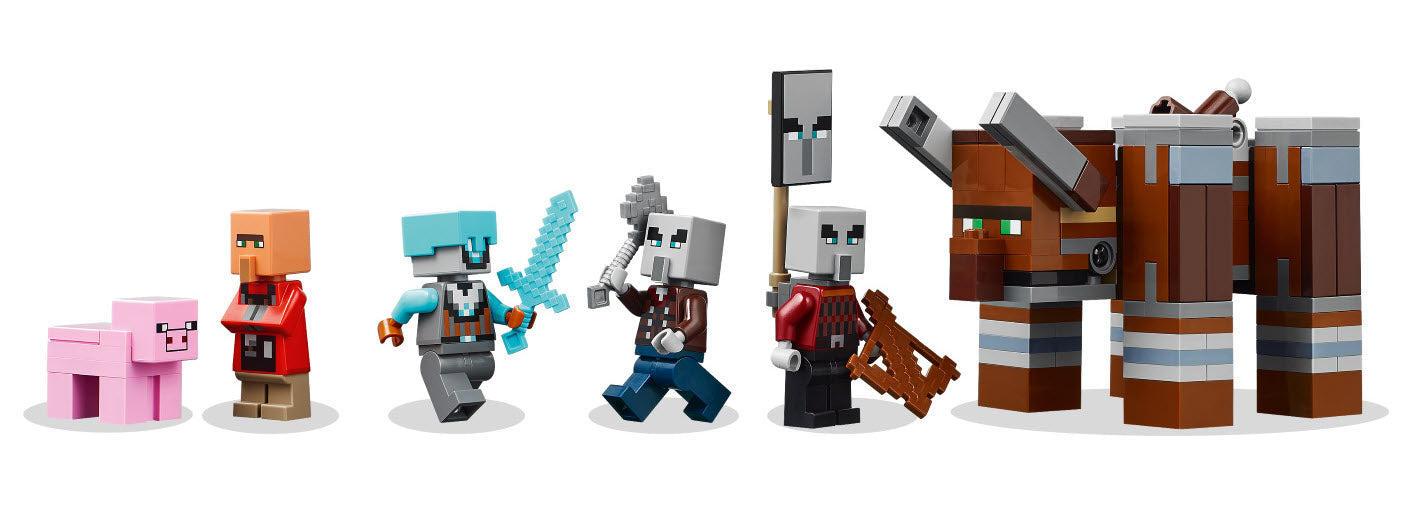 Minifiguren: LEGO Minecraft 21278 Ein Verwüster am Plünderer-Außenposten