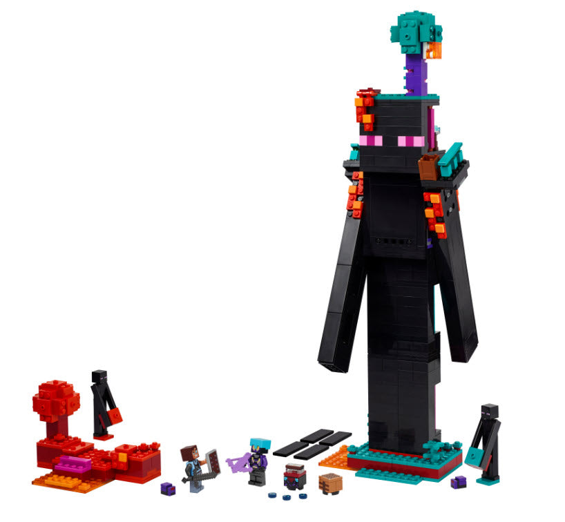 Inhalt: LEGO Minecraft 21279 Der Enderman-Turm