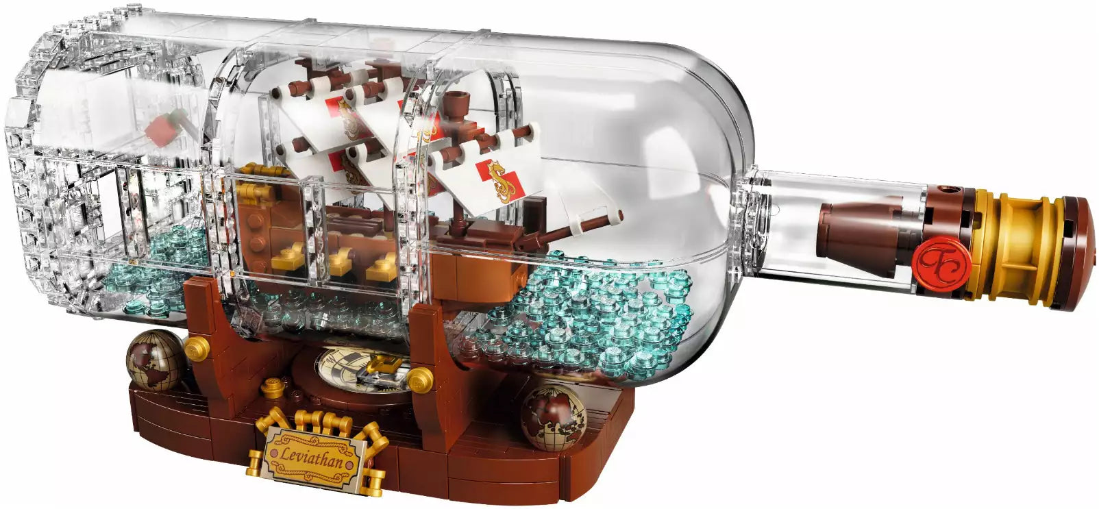 Inhalt: LEGO Ideas 21313 Schiff in der Flasche
