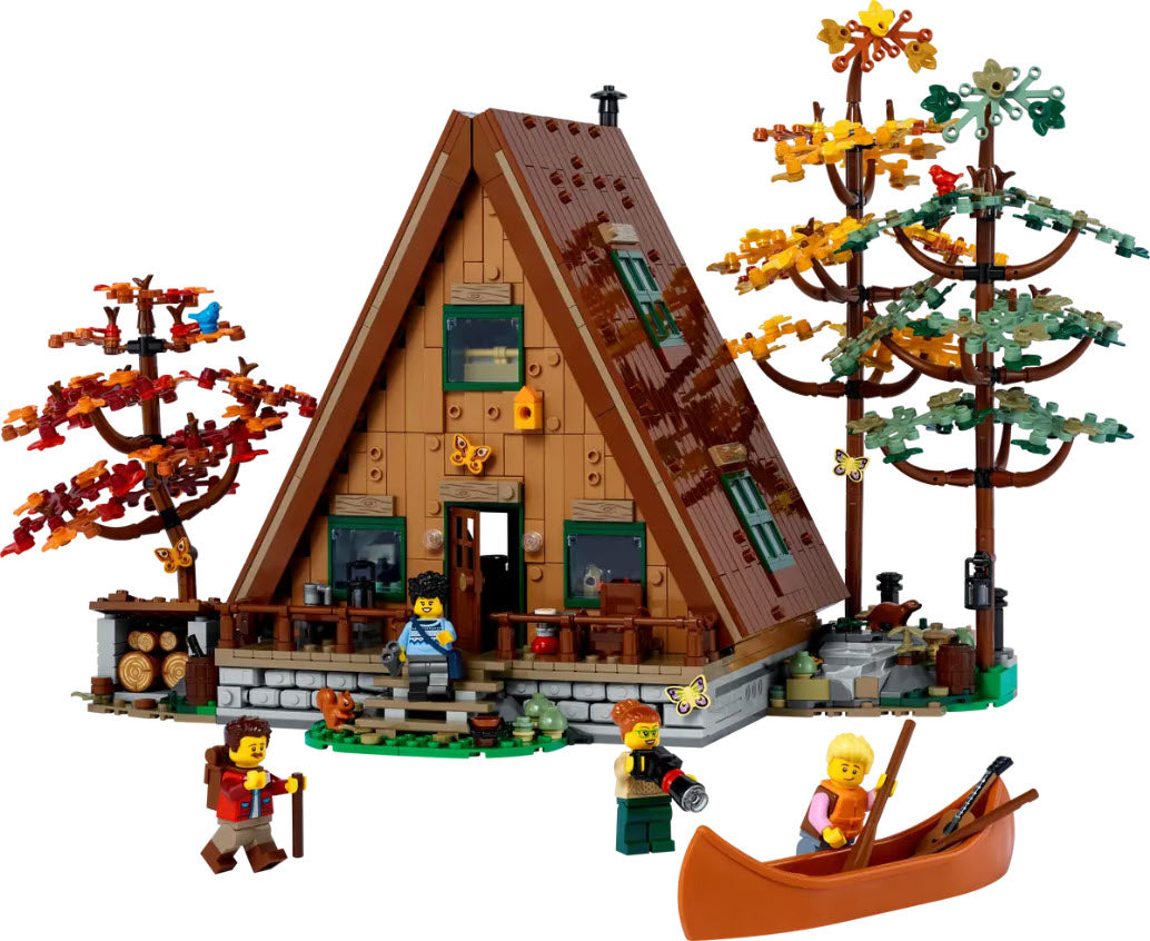 Inhalt: LEGO Ideas 21338 Finnhütte