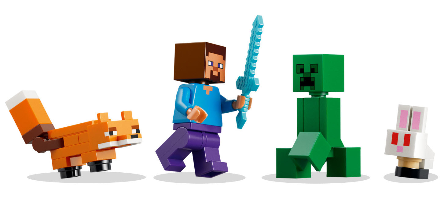 Minifiguren: LEGO Minecraft 21583 Steves Abenteuer in der Taiga