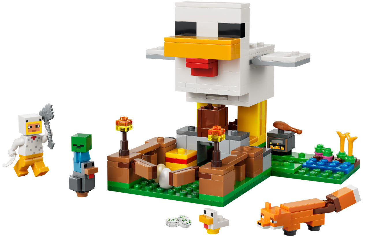 Inhalt: LEGO Minecraft 21585 Hühnerfarm