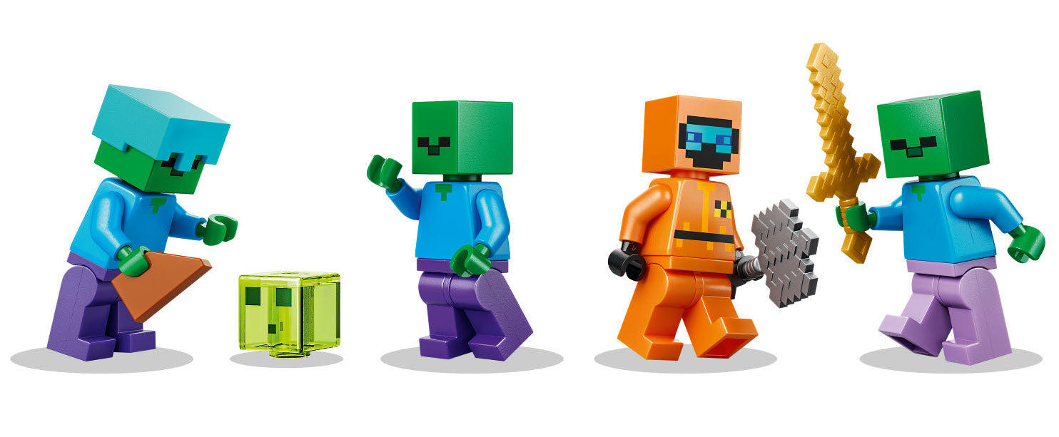 Minifiguren: LEGO Minecraft 21587 Zombieverlies