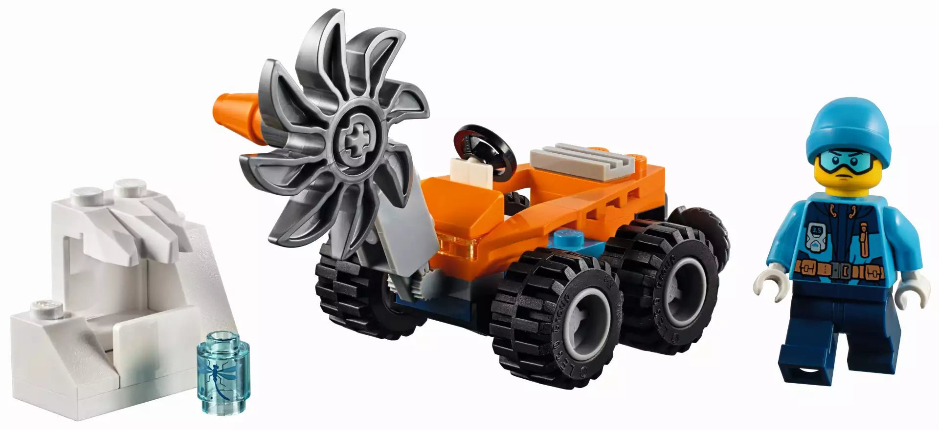 Inhalt: LEGO City 30360 Arktis-Eissäge