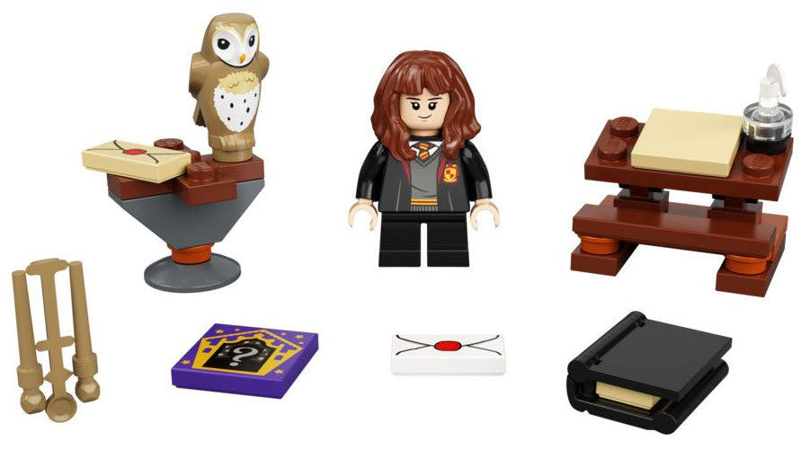 Inhalt: LEGO Harry Potter 30392 Hermines Schreibtisch