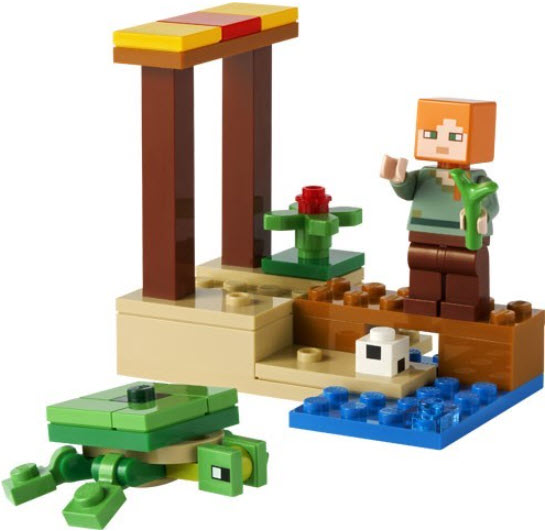Inhalt: LEGO Minecraft 30432 Schildkrötenstrand