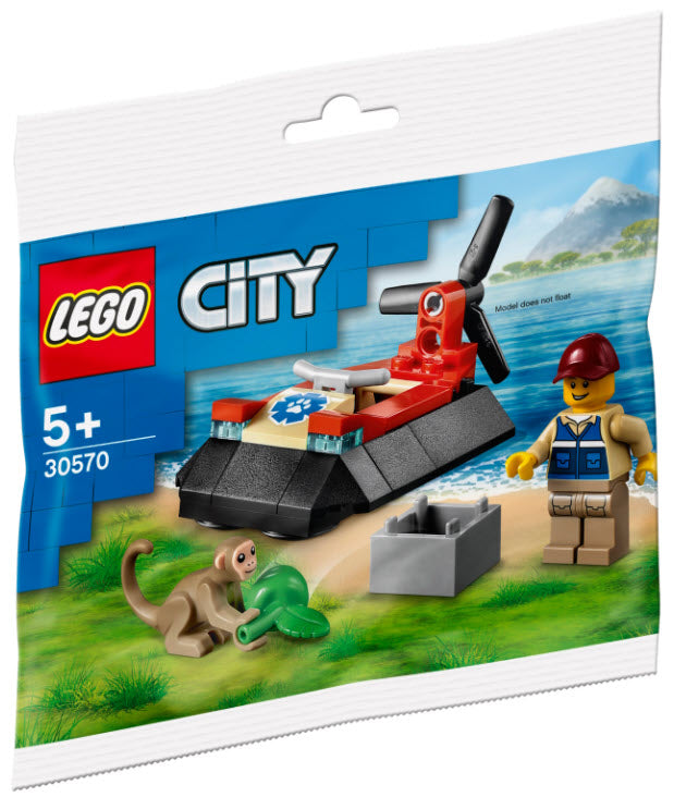 LEGO City 30570 Luftkissenboot für Tierrettungen