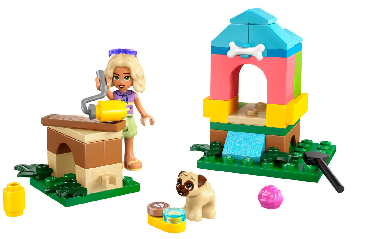 Inhalt: LEGO Friends 30697 Novas selbstgebaute Hundehütte