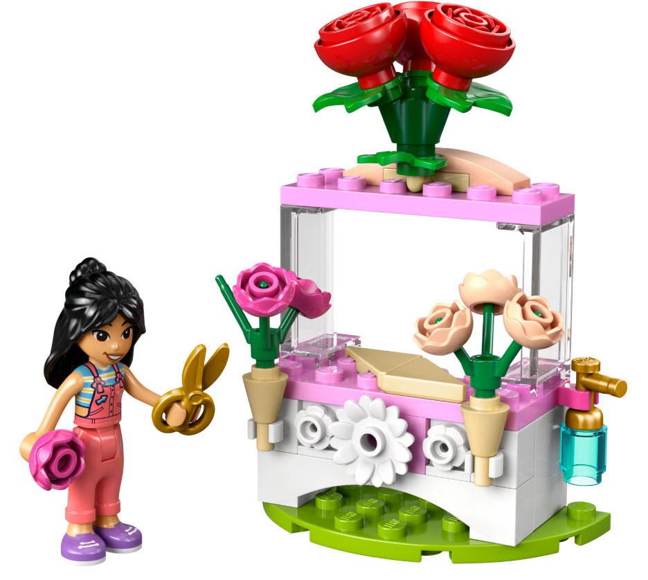 Inhalt: LEGO Friends 30721 Blumenstand mit Rosen