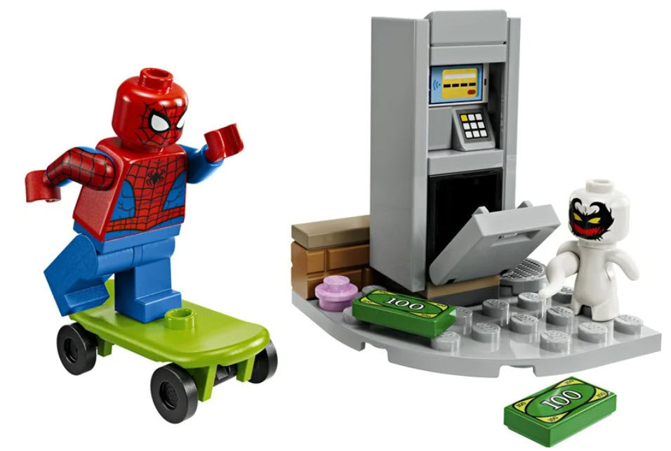 Inhalt: LEGO Super Heroes 30725 Spider-Man Stoppt Anti-Venoms Coup
