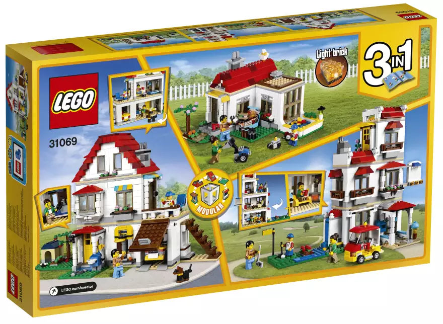 LEGO Creator 31069 Familienvilla, Box Rückansicht