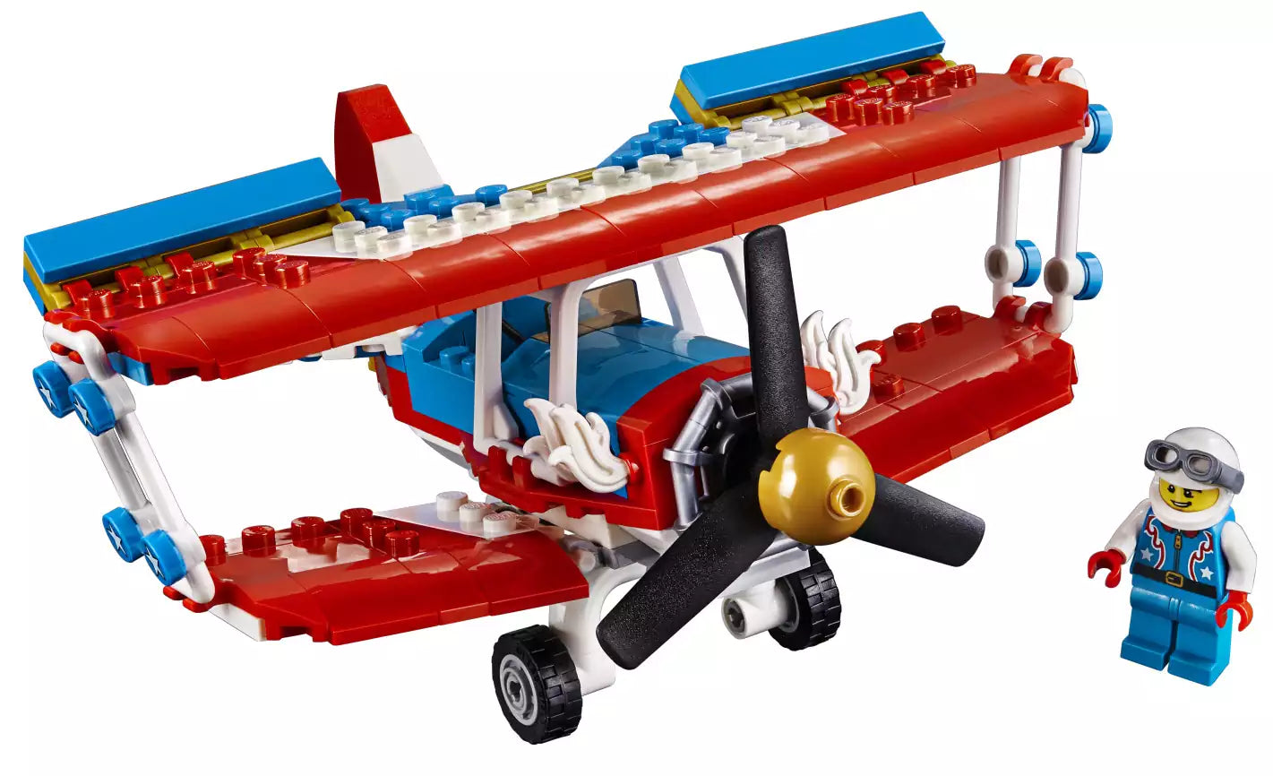 Inhalt: LEGO Creator 31076 Tollkühner Flieger