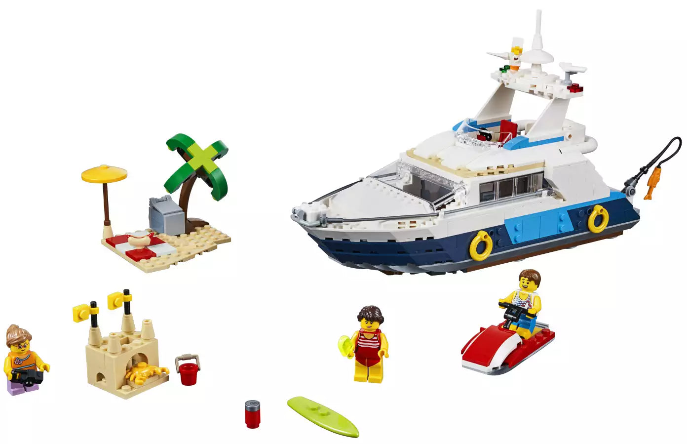 Inhalt: LEGO Creator 31083 Yacht