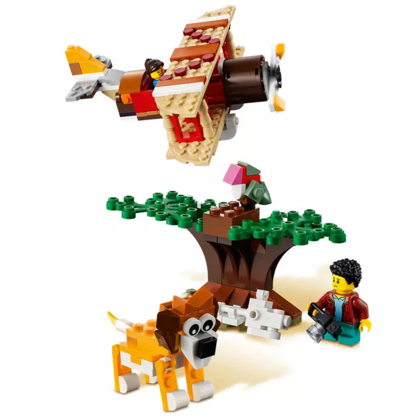 Alternativmodell 1: LEGO Creator 31116 Safari-Baumhaus