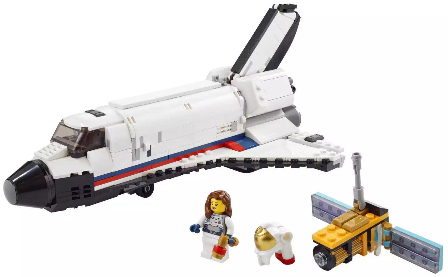 Inhalt: LEGO Creator 31117 Spaceshuttle-Abenteuer