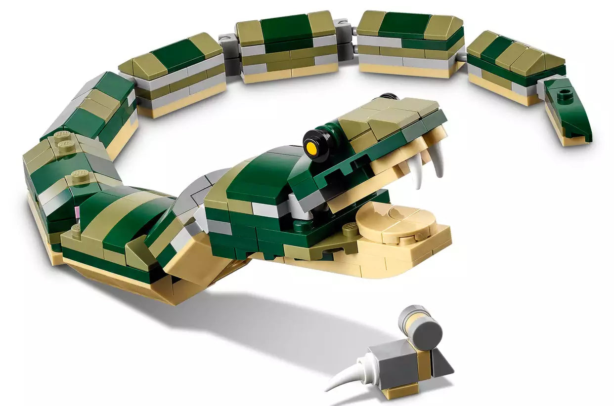 Alternativmodell 2: LEGO Creator 31121 Krokodil