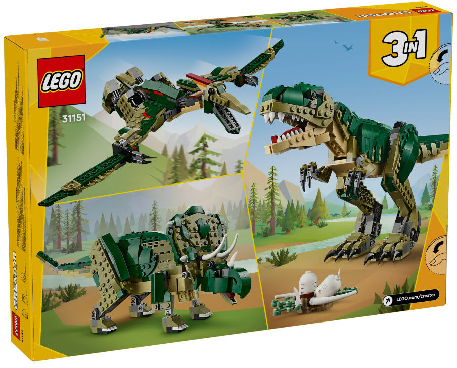 Box Rückseite: LEGO Creator 31151 T.Rex