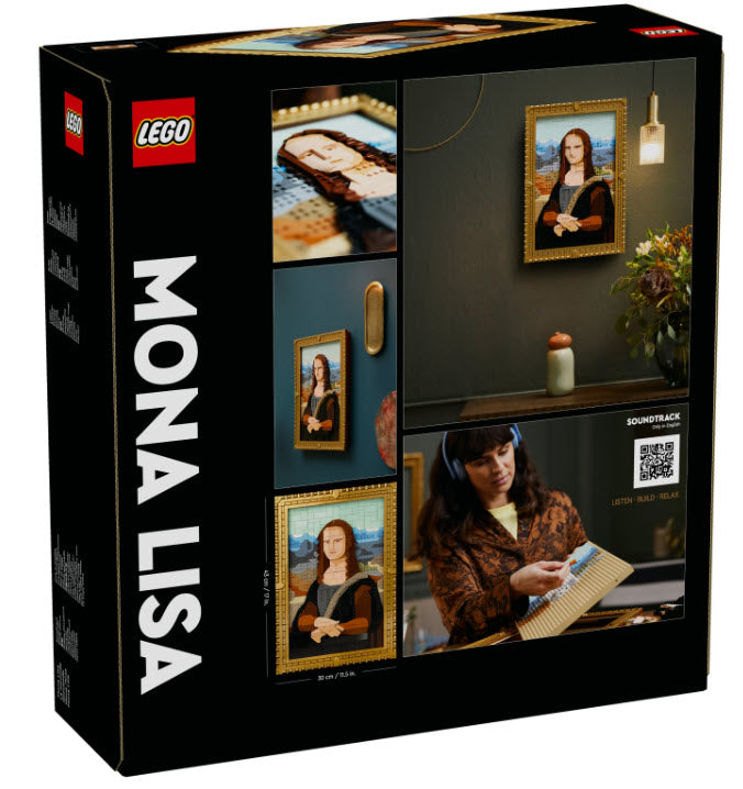 Box Rückansicht: LEGO Art 31213 Mona Lisa