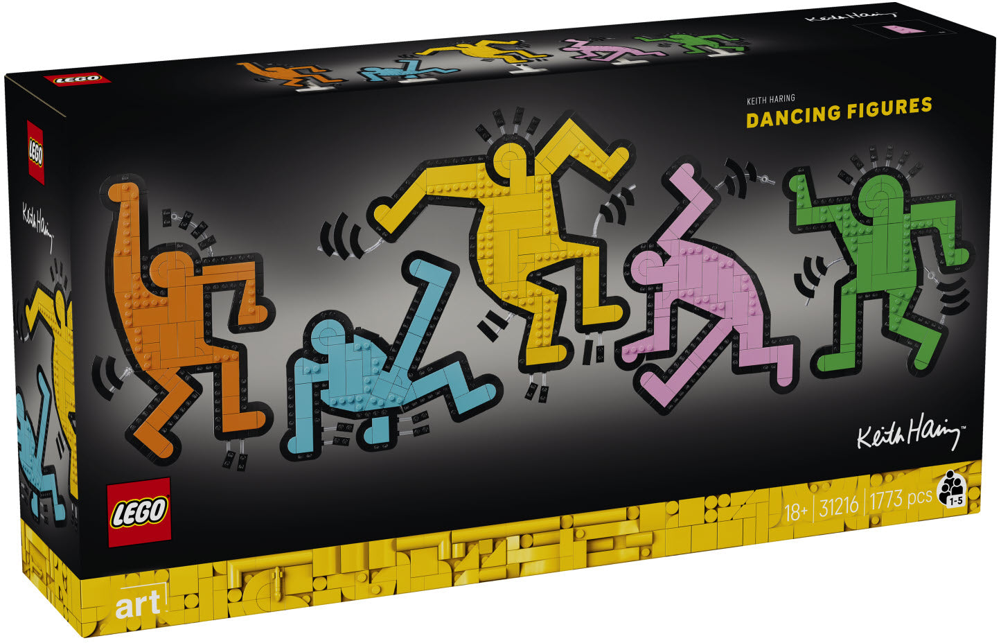 LEGO Art 31216 Keith Haring – Tanzende Figuren