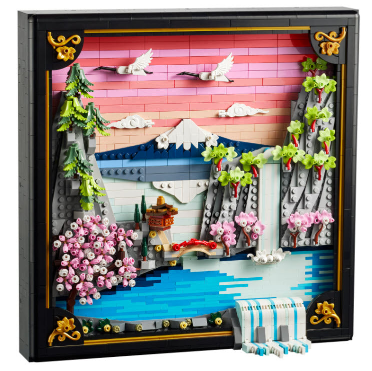 Inhalt: LEGO Art 31218 Japanische Kirschblütenlandschaft