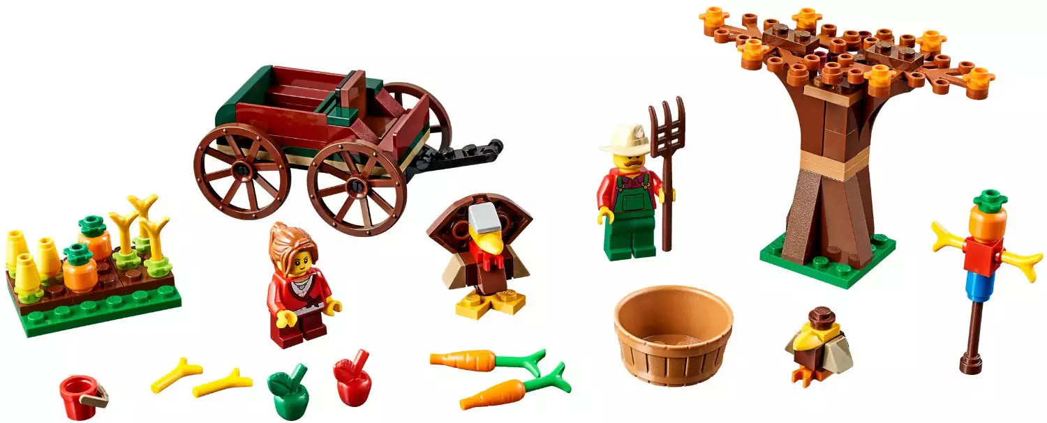 Inhalt: LEGO Saisonale Sets 40261 Große Ernte vor dem Erntedankfest